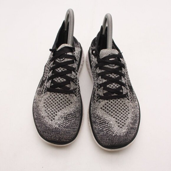 Nike Free RN Flyknit Women's Size 6 Black Gray Running Shoes 942839-101 - Picture 2 of 9